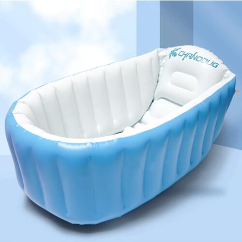 Infant Baby Care Accessories Supplies Inflatable Baby Bathtub Folding Children Bath Bucket Baby Swimming Washing Tub 98*65 CM