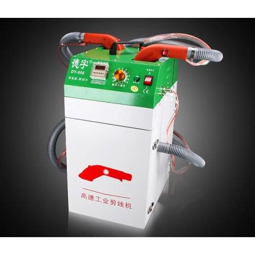 Automatic high-speed industrial garment denim thread trimmer, double motor double shear self-suction cutting machine