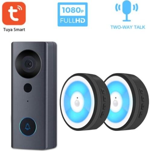 Wireless Smart Wifi Doorbell Camera Phone Video Door Visual Ring Doorbell Intercom With PIR Night Vision Home Security Camera