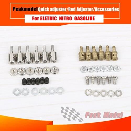 Quick Adjuster / Wire Adjustment / Linkage Stopper Metal Servo Connector Accessories For RC Airplane Push Link Plug
