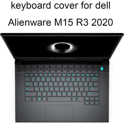 M15 Keyboard Covers for Dell Alienware M15 M17 R3 R2 2020 US Enter laptop dust protector cover silicone skin clear low price