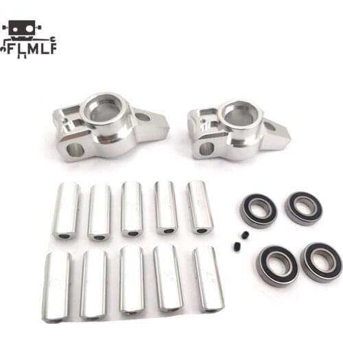 CNC Metal Adjustable Angle Rear Wheel Hub Carrier /Bearing Seat Kit Fit 1/5 HPI ROFUN BAHA ROVAN KM GTB MCD BAJA 5B 5T 5SC Parts