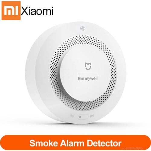 Xiaomi Mijia Smart Smoke Detector Bluetooth mesh compatible Fire Alarm Monitor Remote Control Sound alert sensor home security