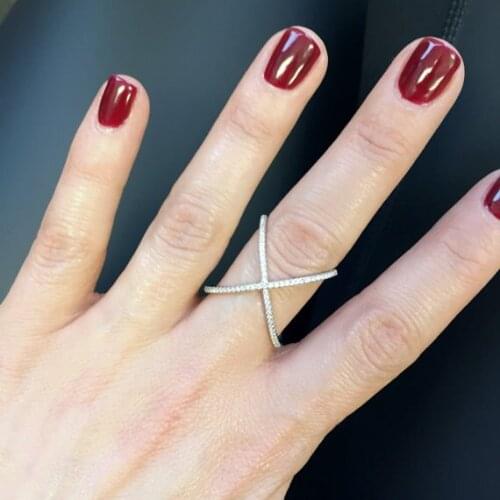 Size 5-10 real High-quality 925 Sterling Silver Ring fashion micro inlaid CZ finger Ring for women 2018 new gift Free Shipping