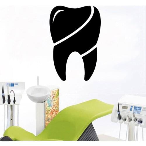 Creative tooth Wall Sticker Animal Lover Home Decoration for Living Room Decoration Vinyl Art Decal