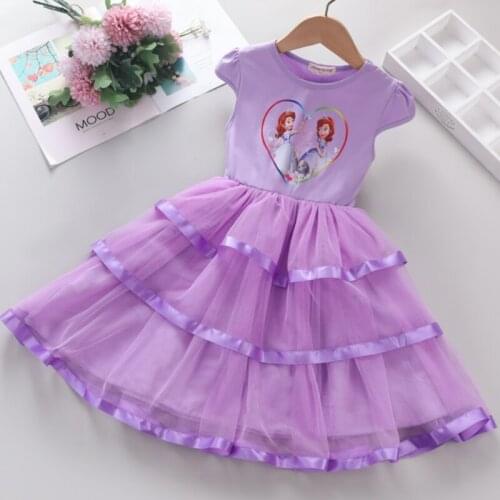 Girl Frozen Dresses Summer Baby Kid Clothes Princess Anna Elsa Dress Snow Queen Cosplay Costume New Years Party Dress