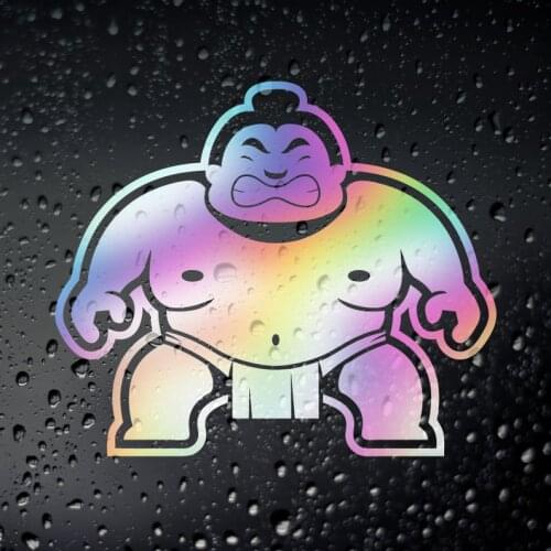 Sumo Oil Slick Chrome JDM Sticker - Drift Tengoku Japanese Car Skyline R32 R33 R34