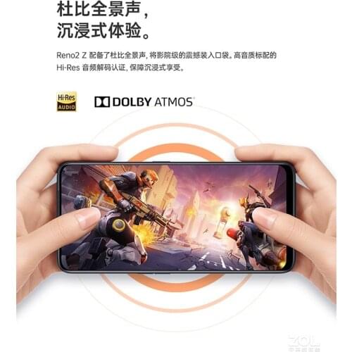 Stock New Oppo Reno 2 Z 4G LTE Cellular Mobile Phone 6.5" 2340X1080 8G RAM128G ROM 48.0MP VOOC 3.0 Fingerprint Android Reno 2Z