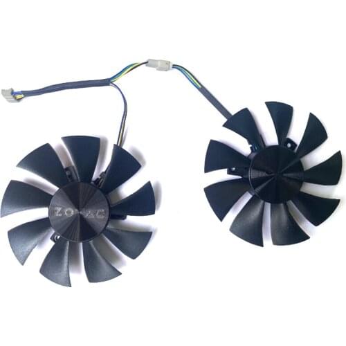 Original 85MM NEW GA91S2H 4PIN Cooling Fan For ZOTAC GTX1060 6GB AMP Edition GTX 1070 Mini Graphics Card Video Card Fans Cooler