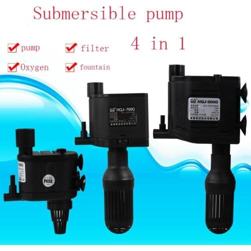 HQJ-500G/700G/900G /HQJ 1000B Aquarium Powerhead filter Submersible pump Oxygen pump tank Aquarium fountain