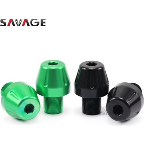 Hand Grips Bar End Caps For KAWASAKI ZX-10R NINJA ZX10R 2004 2005 Motorcycle Accessories CNC Handlebar Ends Plug Slider