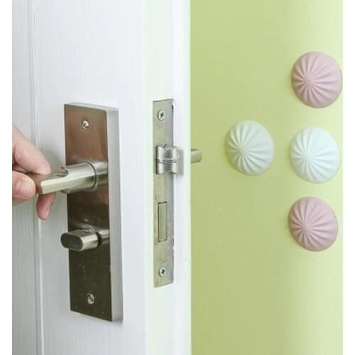 Thickening Door Stoppers Silicone Door Fender Door Handle Bumpers Buffer Guard Silencer Crash Pad Adhesive Wall Protect Hardware