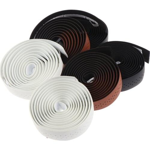1 Pair Cycling Road Bike Handlebar Tape Cork EVA Bar Tape + 2 Bar Plugs Racing Bicycle Hand Bar Tape Wrap Supper Ribbon
