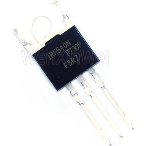 10PCS/LOT IRF640N IRF640 IRF640NPBF TO220 200V 18A TO-220 MOSFET N Channel Fet IC