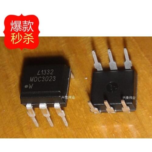 10PCS Optocoupler MOC3023 3023 COSMO West crown DIP-6 package