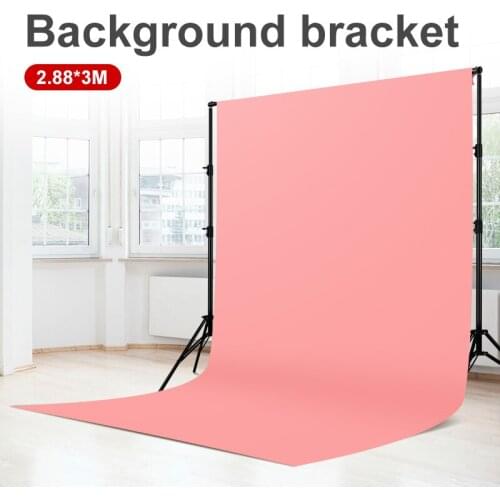 2.8*3m Backdrop Background Frame Light Stand System Kit + 4pcs Clip + Carry Bag for Photo Video Shooting