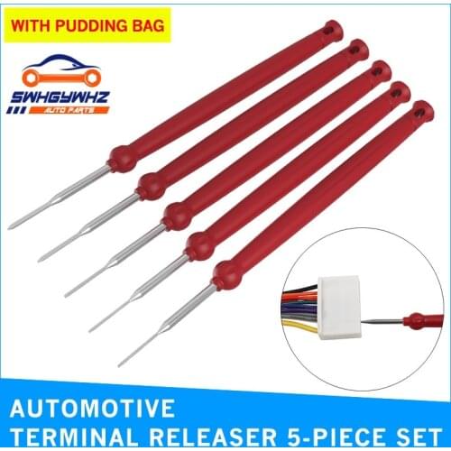 4pcs Car Plug Removal Tool Needle Retractor Pick Tool Harness Connection Electrical Wire Puller Terminal Repair Hand Tools Kit
