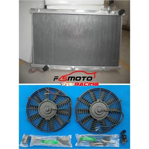 ALUMINUM RADIATOR + FAN FOR 2003-2007 INFINITI G35 G 35 3.5L COUPE SEDAN