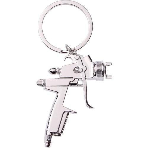 1PCS New Water Spray Gun Keychain Handbags Men Creative Car Bag Key Ring Accessories Pendant useful Key chains