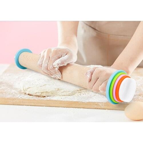 Kitchen Wooden Rolling Pin Kitchen Cooking Baking Tools Accessories Crafts Baking Fondant Cake Decoration Dough Roller