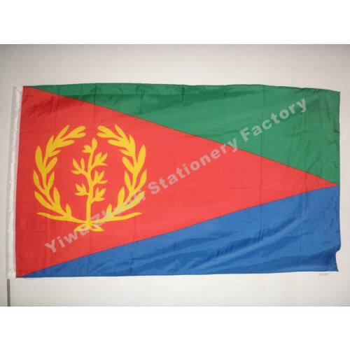 Eritrea Flag 150X90cm (3x5FT) 115g 100D Polyester Double Stitched High Quality Free Shipping