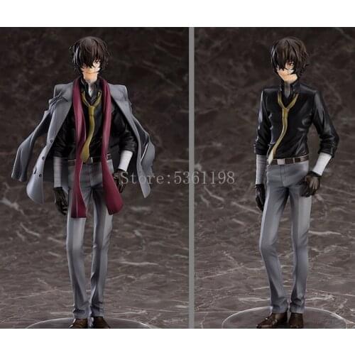 23cm Anime Figure Bungo Stray Dogs 1/8 Scale Dazai Osamu Action Figure 657# Osamu Dazai Orange Rouge Figurine Model Doll Gift