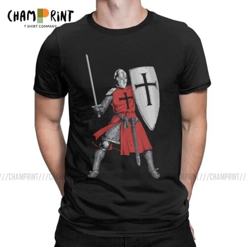 Mordhau Medieval Knight Historical Fight Game T Shirts Men Humor T-Shirts Round Neck Tee Shirt Short Sleeve Clothes Gift Idea