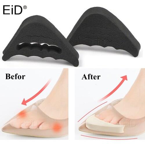 EiD 1 Pair Forefoot Insert Pad For Women High heels Toe Plug Half Sponge Shoes Cushion Feet care Filler Insoles Anti-Pain Pads