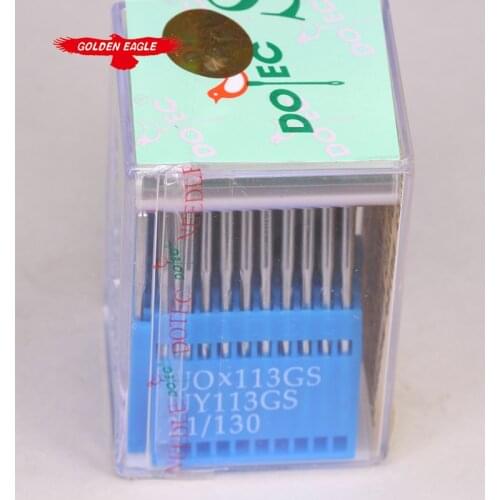 100pcs Dote UO*113GS 21# Rubber Band Needle Sewing Machine Accessories Needle