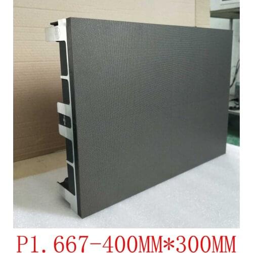 Indoor led display p1.667 400mm *300mm cabinet led hd TV wall advertising screen