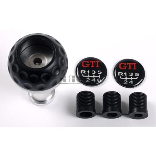 Kit Black Transmission Ball Shifter Custom Shift Knob 5MT 6MT For Polo Golf 4 337 direct replacement original shift knob