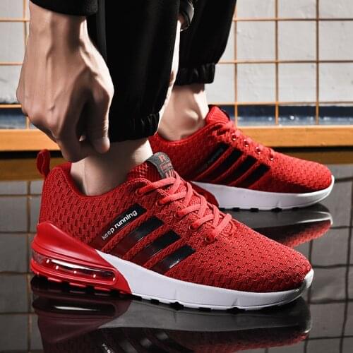 Sneakers Men Sports Running Shoes Outdoor Air Cushion Jogging Athletic Shoes Fashion Comfortable Basket Footwear Male Big Size