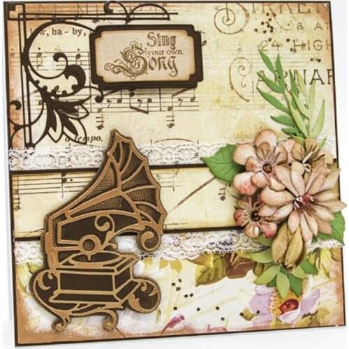 Speaker Flower Metal Cutting Dies Stencils for DIY Scrapbooking/photo album Decorative Embossing DIY Paper Cards