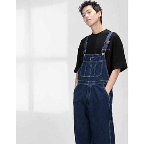 Hong Kong Style Fried Street Trend Cowboy Mens Casual Loose and Versatile Large Retro Work Clothes Pants