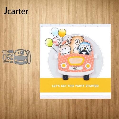 New Design Metal Cutting Dies Car Wheels Frame Craft Stencil Diy Scrapbooking Handmade Card Make Shape Album Decoration Model