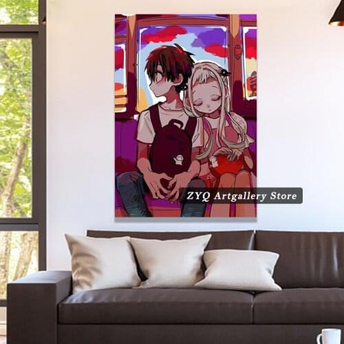 Sleeping On Your Shoulder Hanako Kun Toilet Bound Anime Wall Poster Art Works For Home Office Decoration Interior Decor Painti