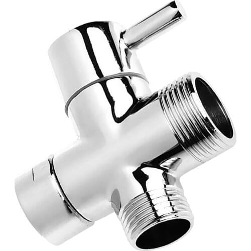 2.5cm 2cm Outlets T-adapter Valve 3 Ways Splitter For Diverter Bath Toilet Bidet Sprayer Shower Head