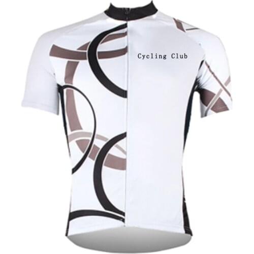 Cycling Jersey Summer Breathable Polyester Sports Clothing Jersey Mountain Bike MTB Road Bike Cycling Tops Mens Short Sleeves