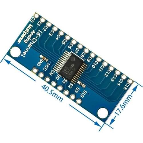 10pcs/lot CD74HC4067 16-Channel Analog Digital Multiplexer Breakout Board Module For Arduino