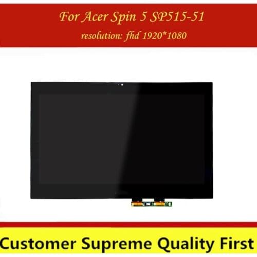 15.6 B156HAN06.1 LCD Touch Screen Glass Digitizer Assembly replace For Acer Spin 5 SP515-51N SP515-51N-51GH SP515-51N-59 N17W1