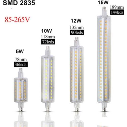 30pcs R7S LED Bulb J78 J118 Dimmable Corn Lamp Spot Light 10w 15w 78mm 118mm 135mm 189mm Replace Halogen 100W 150W AC220V 110V