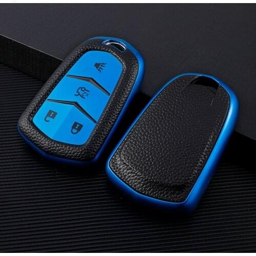 Remote smart car Key Case Cover shell bag fob Shell for Cadillac ESV Escalade CTS XTS SRX ATS 2015 2016 2017 2018 CT5 XT5 XT6