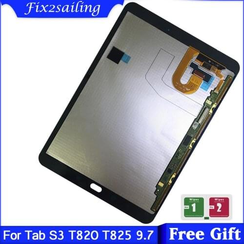 For Samsung Galaxy Tab S3 9.7'' T820 T825 LCD Display Touch Screen Digitizer Assembly For Samsung Galaxy Tab S3 T820 Display