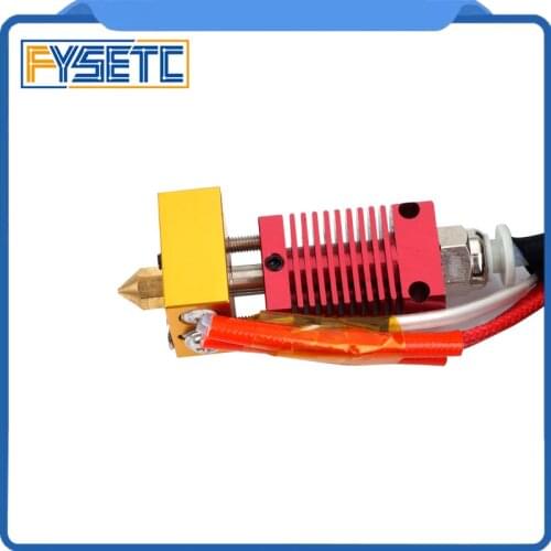MK10 Assembled Extruder Hot End Kit for 3D Printer CR-7/CR-8 /CR-10 1.75mm 0.4mm Nozzle Printer Aluminum Heating Block