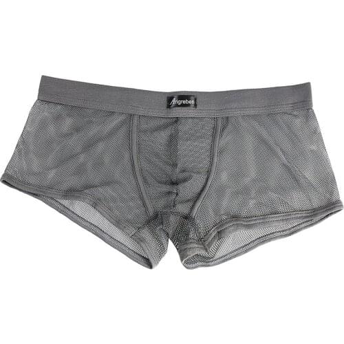 2021 Men Underwear Sexy Briefs Breathable Low Waist Solid Color Shorts Underpants Soft Briefs Panties Underpants Underwear