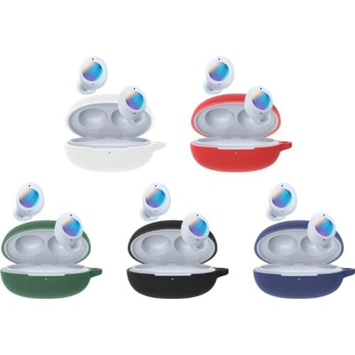 Soft Silicone Protective Cover Shell Anti-fall Earphone Case For -realme Buds Air 2 Neo Wireless Earbud X6HB