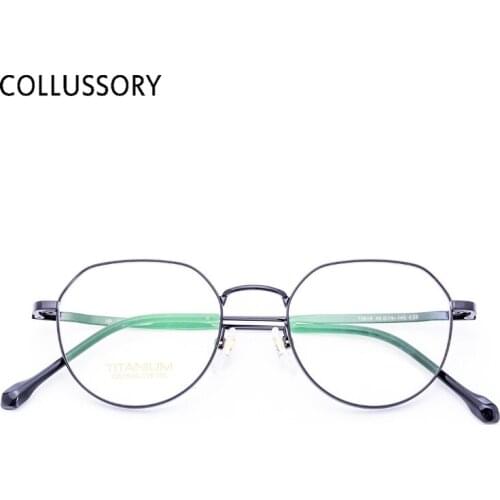 Small Round Glassess Titanium Eyeglasses Frames for Men Prescription Glasses Women Optical Vintage Student High Degree Irregular