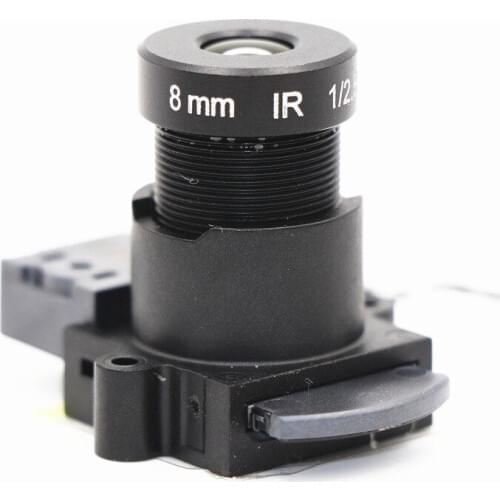 CCTV 8mm Lens,3.0 MegaPixel 39 Degree,MTV M12 x 0.5 Mount,With IR CUT,Infrared Night Vision Lens For CCTV Security Camera