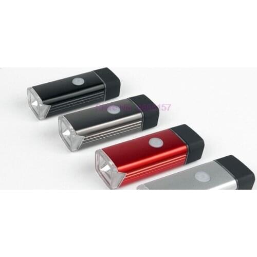 By DHL 100pcs Bicycle Front Light USB Rechargeable High Power LED Head Lamp Lighting Lantern Bike Cycling Flashlight durable