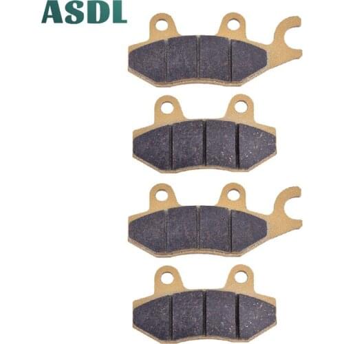 Motorcycle Front and Rear Brake Pads For Kawasaki EX 250 K8F/K9F/KAF/KBF/KBFA/KCF Ninja 250 R 08-12 EX 300 BDF Ninja ABS Model